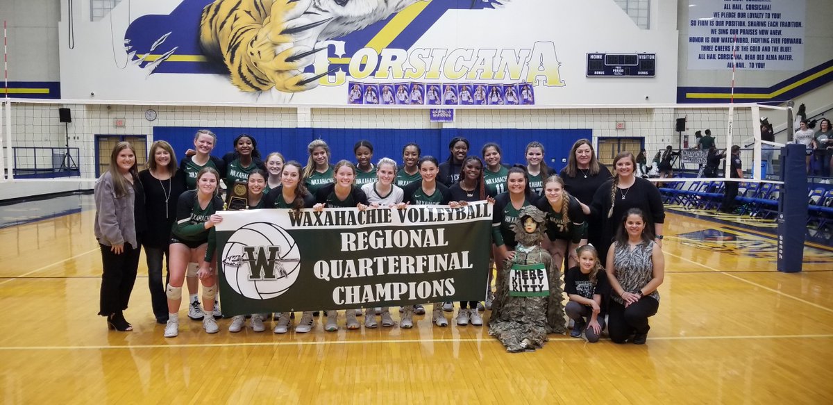 CONGRATULATIONS to the Waxahachie High School Lady Indians on their regional quarterfinal championship this evening!