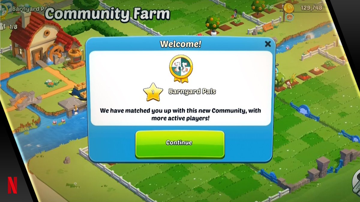 FilmNewsAndMore's tweet photo. #Netflix Games has officially release ‘Country Friends’ (Gameloft).  The mobile game re-release with zero marketing.
#NetflixGames #Gameloft #CountryFriends https://t.co/ApEUXG5v2f