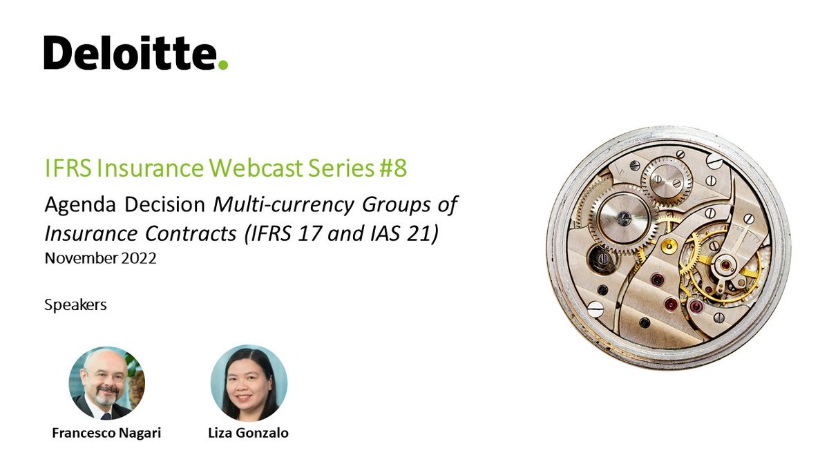 Nagarif's tweet photo. Download and play the #Deloitte #IFRS17 webcast covering the #IFRS IC’s Agenda Decision on the accounting for a group of #insurance contracts with cash flows in different currencies. Now available in #Deloitte IFRS Insurance webpage (https://t.co/UjtCKqxHtj) and 
@iasplus https://t.co/kjIu5AeuMk