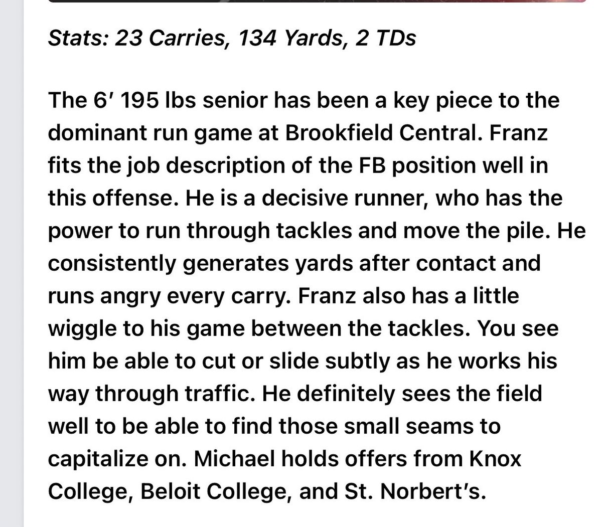 Thanks for the write up <a href="/MJ_NFLDraft/">Mark Johnson</a> !