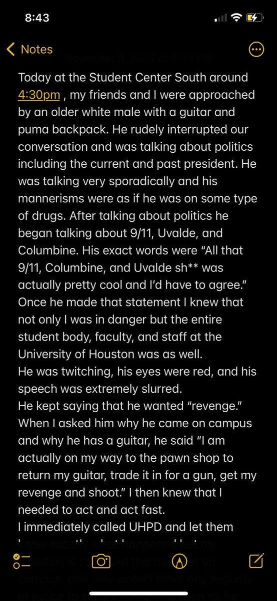 MonieDaisy's tweet image. Hi everyone !  
I just came on here to talk about an incident that occurred at the University of Houston today. I kindly ask if you could please read, share, and sign this petition so change can be made. 
WE NEED MORE SECURITY/POLICE ON OUR CAMPUS!!!

chng.it/MGbp28gVNb