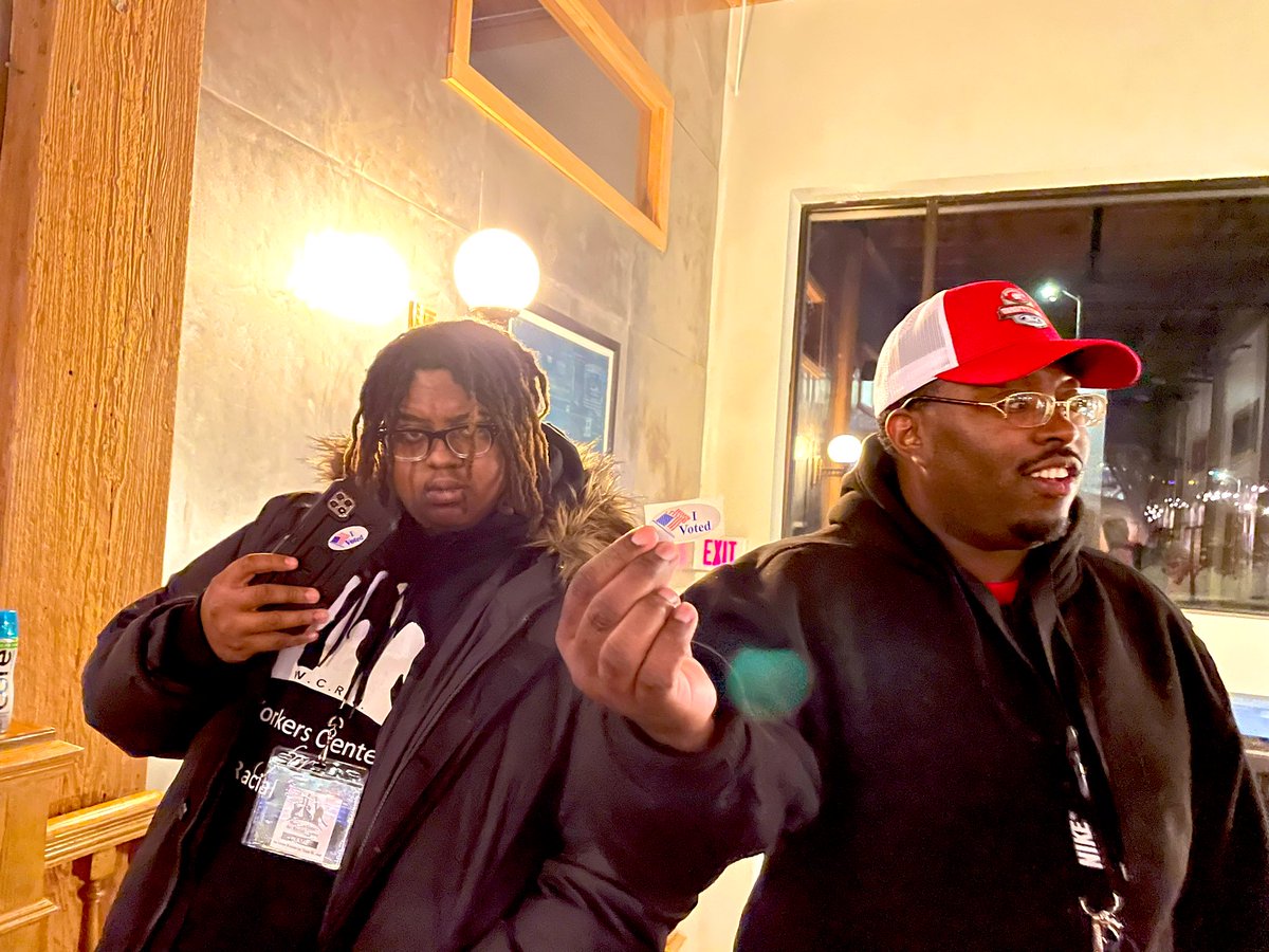 YaheiryM's tweet photo. Proud Wisconsinites. Proud @C4racial_gender Canvassers. Proud 1st Time Voters!!! #WIelection #ElectionDay #MidtermElections2022 #WI https://t.co/zREnqPkHDr