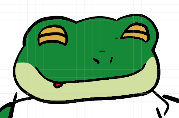 MutantOrchid's tweet photo. They're just a goofy knight.

(Still deciding what kind of frog eyes to have... I think the shape of the eyes doesn't read as kind of cutesy with this eye style. But I like their nose!) https://t.co/4wwEipDmBW