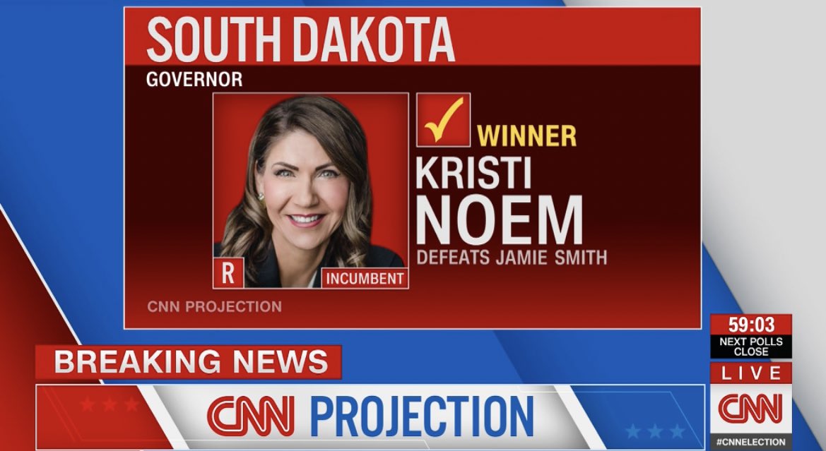 melvinwpeters's tweet photo. #KristiNoem | #SouthDakota 
#PhilScott | #Vermont
#KevinStitt | #Oklahoma
#midterms2022 | #Electionday https://t.co/hto7Vdzso1
