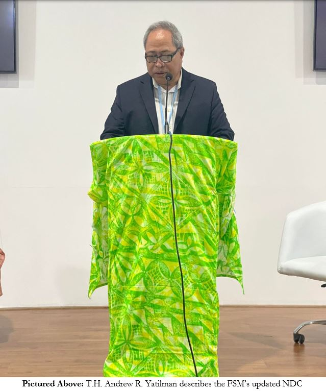 The Federated States of Micronesia Launches Updated Nationally Determined Contribution at COP27: gov.fm/index.php/comp…