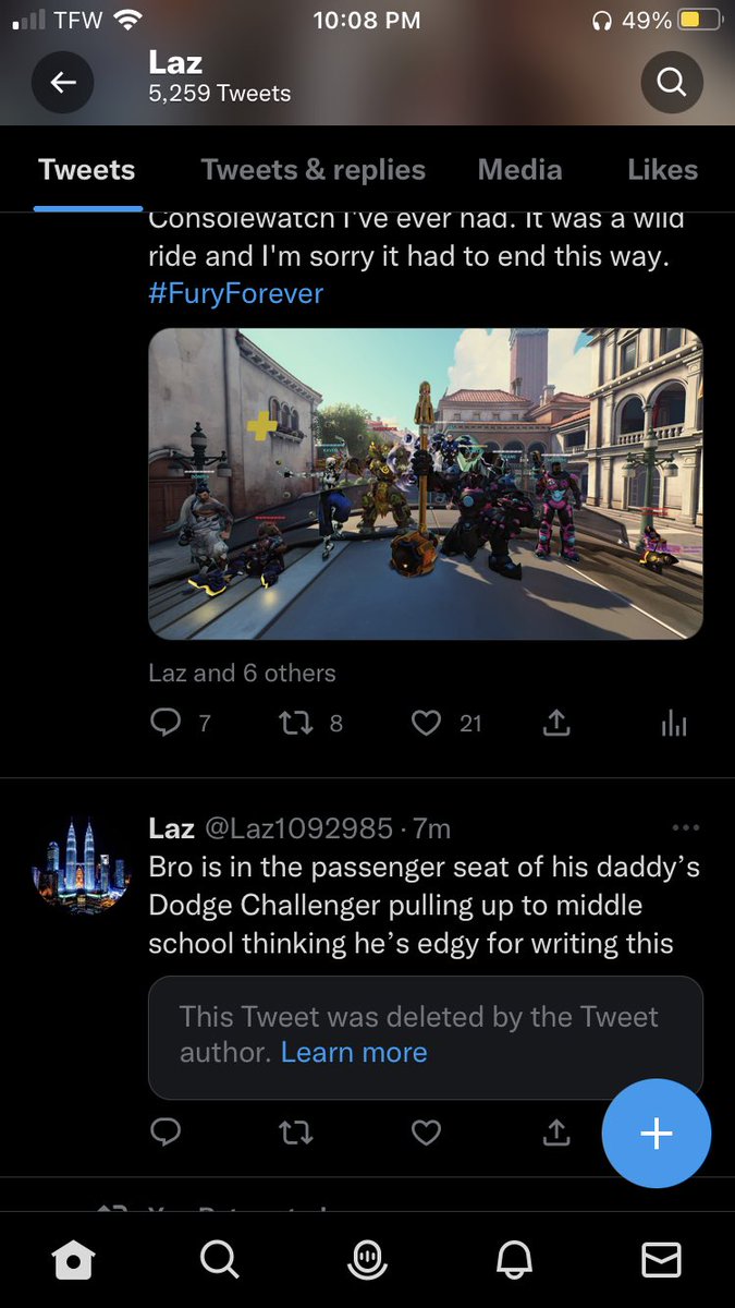 I made him delete it Lmfao