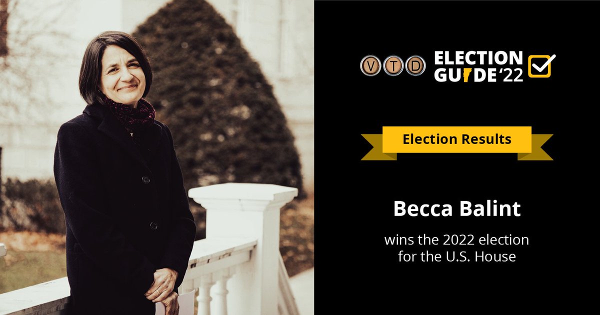 BREAKING: Becca Balint becomes 1st woman to represent Vermont in Congress #vtpoli vtdigger.org/2022/11/08/bec…