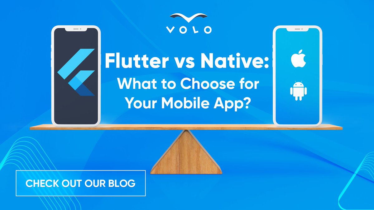 VOLO_IT's tweet image. Choosing the right technology for your future app can become an overwhelming process.
➡️ To help you with this, our expert mobile developers focused on the differences between #Flutter vs #Nativedevelopment from different perspectives: volo.global/.../flutter-vs…
