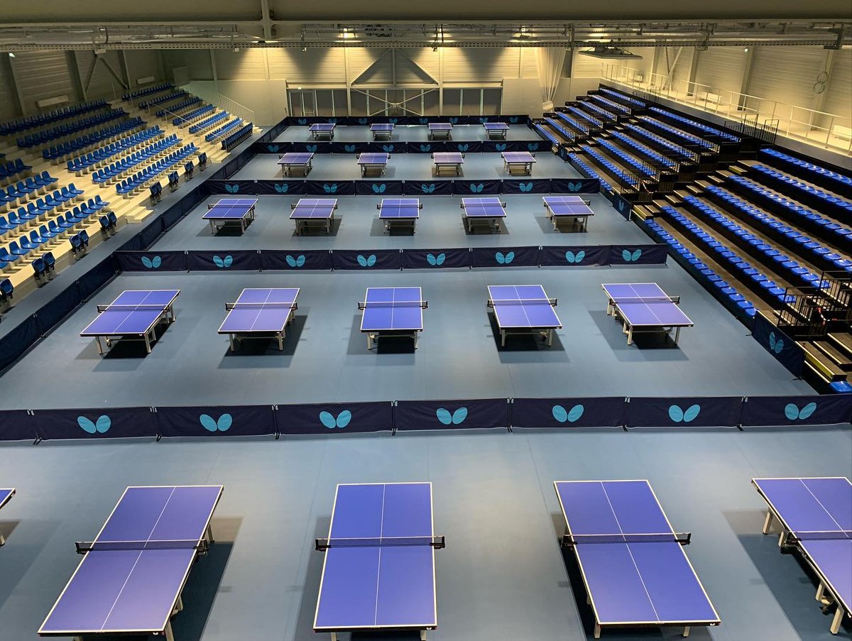 surlatouche_fr's tweet image. 🏟️🏓 Ouverture du Ping Center d'Hennebont (à côté de Lorient). Un projet porté depuis  13 ans par le club.

A côté de cette salle de 1.000 places entièrement dédiée au ping, un centre d'hébergement financé par le club (2M€) est construit 👏

france3-regions.francetvinfo.fr/bretagne/morbi…