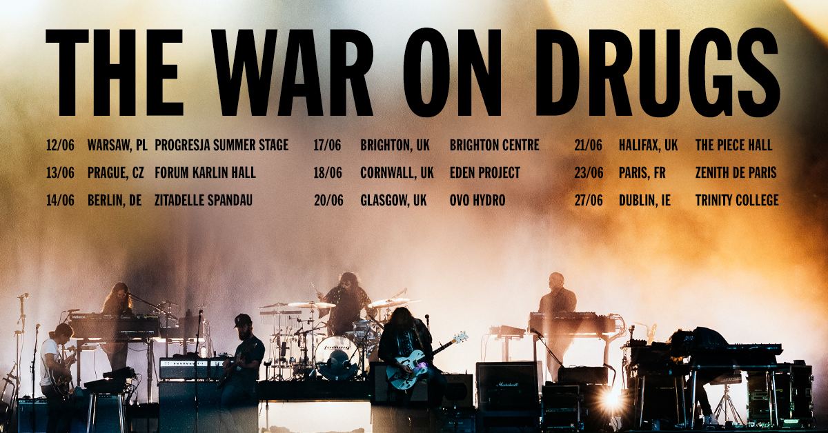 Europe 2023! The pre-sale begins today, 9th of November at 10am local time.

Use code: SLOWGHOST

thewarondrugs.net