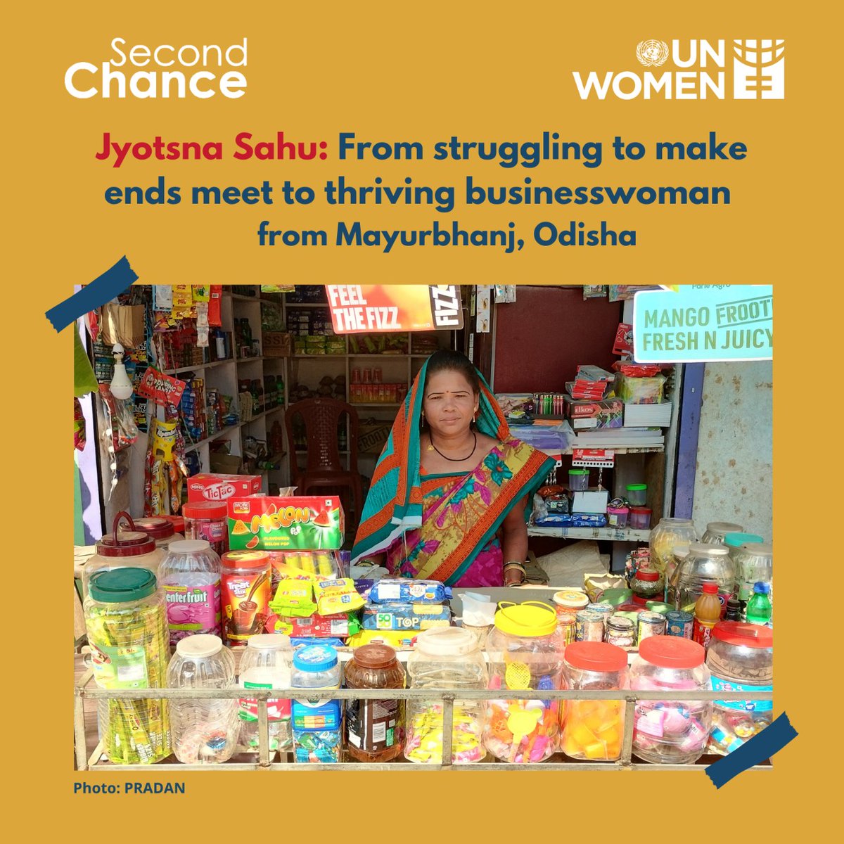 unwomenindia's tweet photo. Jyotsna Sahu took #SecondChance. Have you taken yours yet ? Read her story in September 2022 Edition of Second Chance Education (SCE) Newsletter. LINK: https://t.co/QX3ILhcaXE

➕Follow @SCEprogram to learn how you can support second chance education for women in #India. https://t.co/TamBZWFsKs