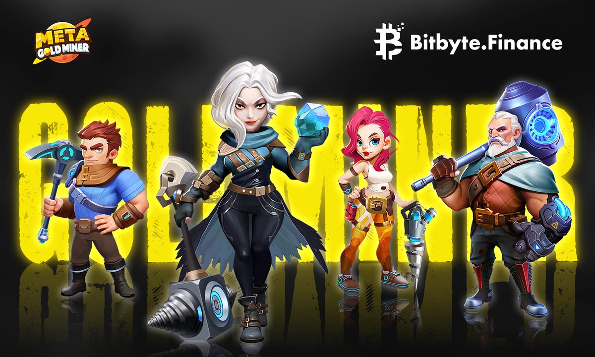 Gold Miner (@mmtgame_com) on Twitter photo 🔥#MetaGoldMiner is thrilled to announce the new partnership with
<a href="/Bitbyte_Finance/">BitByte Official</a>
Giveaway from our dear partner :
🎁Follow Twitter & Like & Comment &@Three friends & Join TG group with three friends to get a game NFT blind box。
⏰Nov.9-Nov.11 2022
t.me/mmtgame_CN 🔥#MetaGoldMiner is thrilled to announce the new partnership with
<a href="/Bitbyte_Finance/">BitByte Official</a>
Giveaway from our dear partner :
🎁Follow Twitter & Like & Comment &@Three friends & Join TG group with three friends to get a game NFT blind box。
⏰Nov.9-Nov.11 2022
t.me/mmtgame_CN