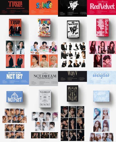 RACKpopstore's tweet photo. #IntoTheNewRACK

📢 SM ARTISTS 2023 SEASON’S GREETINGS PH GO

𓏔 ₱2050 ALL-IN + LSF
𓏔 NETA
𓏔 Form: https://t.co/gS9zD1eRhg

- DOO: until OOS
- DOP: 20% PAYO
- DOP: 80% DEC 20, 2022
- Release Date: DEC 25

wts lfb long dop aespa nct 127 nct dream red velvet tvxq exo shinee wayv https://t.co/QyMWYbaAl6