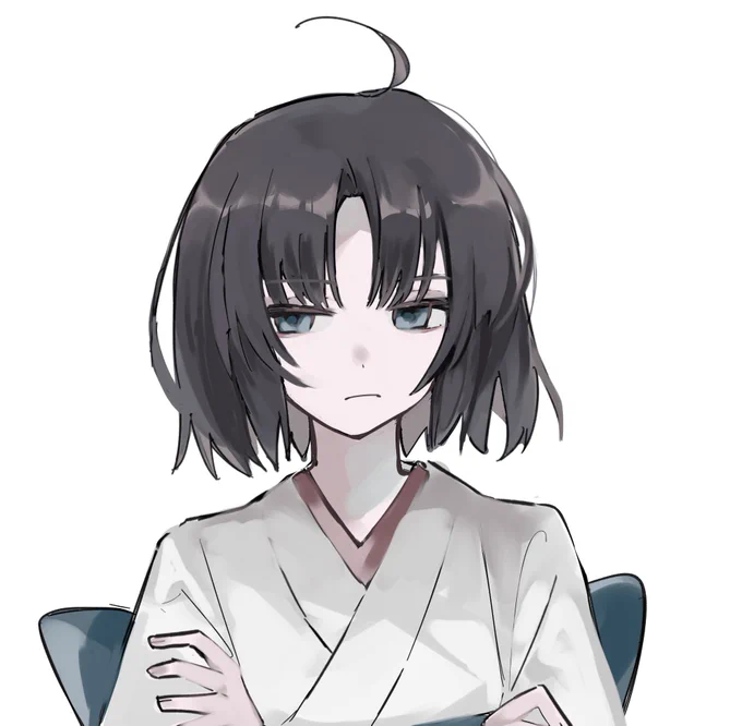む 