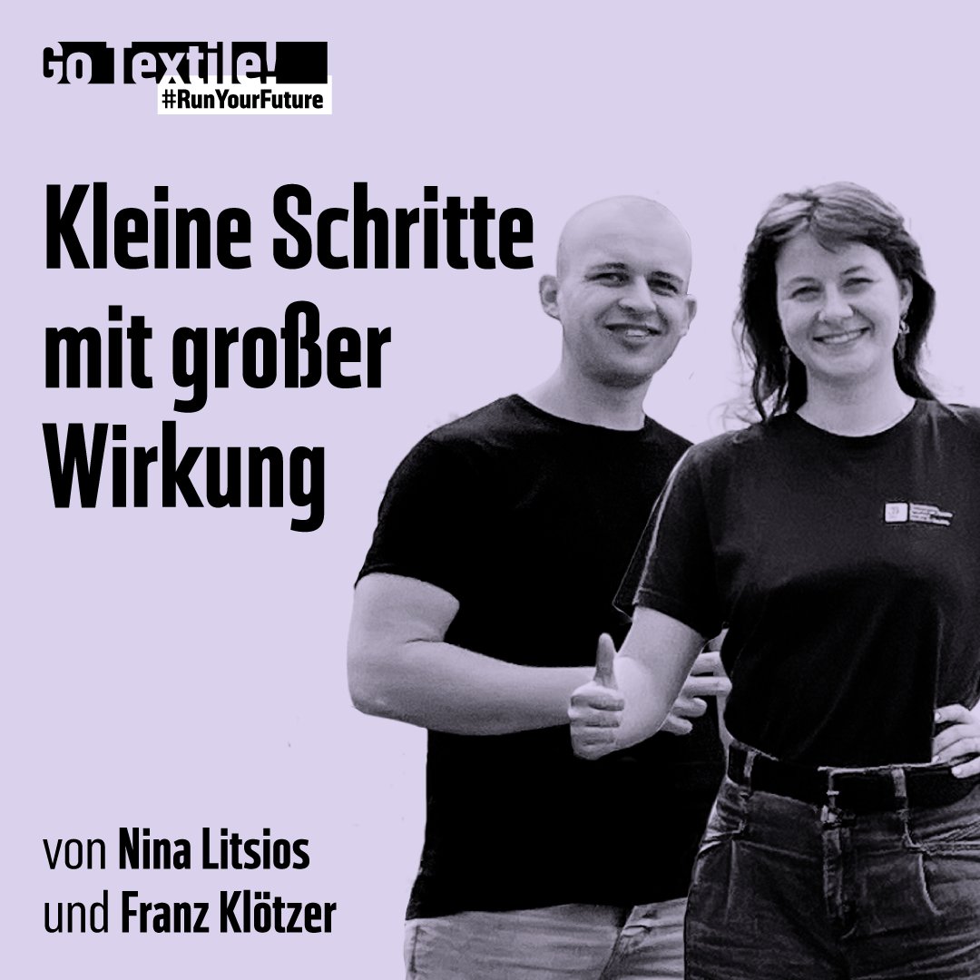 go_textile's tweet photo. Der🥈im #Podcast-Wettbewerb ging an Nina Litios, die mit Franz Klötzer spannende Einblicke in das Thema #Nachhaltigkeit bei #technischen #Textilien gibt.👩‍🔧 👏 Beide arbeiten am Sächsischen Textilforschungsinstitut e.V. #STFI🌱 Zum Podcast geht´s hier 👉 https://t.co/3NyTNvS7Ih https://t.co/A7IAx8ynvR