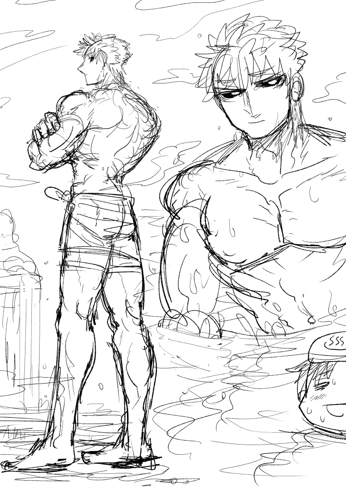 特に意味のない落描き伯父上 
