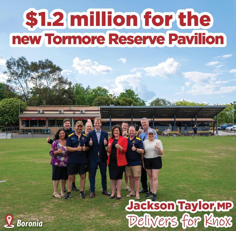 HUGE ANNOUNCEMENT TODAY AT TORMORE!
<a href="/boroniahawksfnc/">Boronia Hawks FNC</a> is absolutely delighted to announce the pledge of $1.2M dollars to go towards our new pavilion from @jacksontaylormp and the Andrews Labor Government.
Click here for the announcement: youtu.be/Ar25geyjWVY