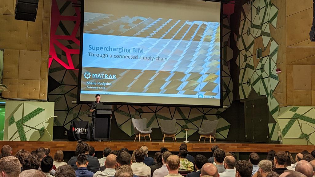 Thankyou for speaking at #MelBIM Shane Hodgkins (Matrak) : Supercharging BIM through a connected supply chain
