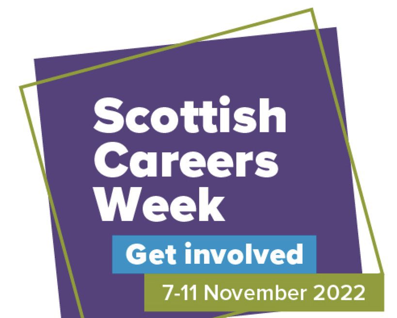 AlvaDyw's tweet photo. Scottish Careers Week continues today. What better time to launch our CV building sessions with the experts! See you all period 5 - A109! #SCWeek22 #dyw #positivedestinations #futureplanning #skillsdevelopmentscotland https://t.co/llAvGtaUwL