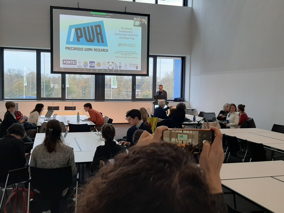 mfranco_bc3's tweet photo. So excited to be at the #EPH2022 @EPHconference @EUPHActs in Berlin.

Today is preconference whole learning day on Precarious employment and health. 

Thanx @theobodin @NuriaMS2 and rest of colleagues! https://t.co/W6u2ty2npQ