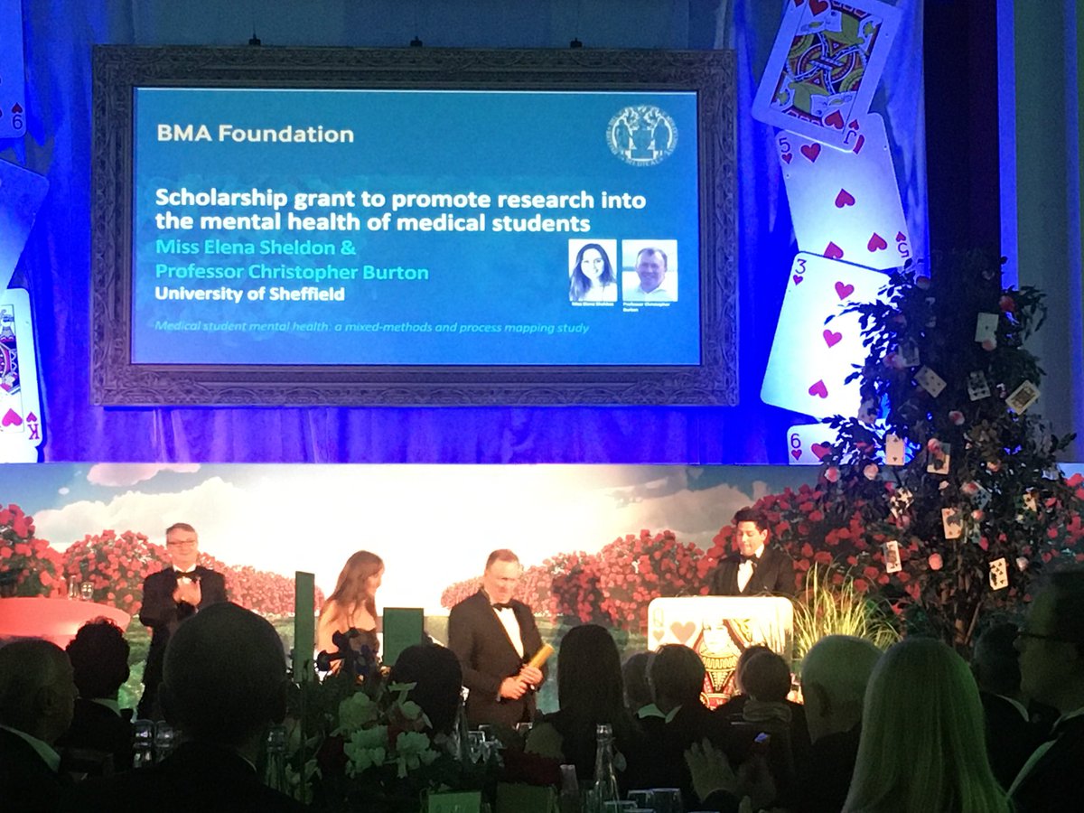 Delighted to be at the <a href="/BMAFoundationMR/">BMA Foundation</a> awards last night to celebrate with all the award winners! 🏆

Thank you so much to the #BMA for our award and to the amazing MIND study team including <a href="/Mel_S_B/">Mel Simmonds-Buckley</a> 

#StudentMentalHealth
 #research