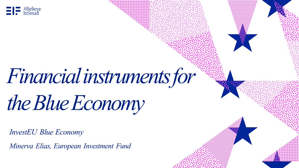 Coming up today: #blueeconomy capacity building workshop for investors and fund managers; hosted by <a href="/EU_MARE/">EU Maritime & Fish</a> &amp; <a href="/PwC_Luxembourg/">PwC_Luxembourg</a>. 🕑 14:00 CET.

Incl. updates on opportunities under #BlueInvest and #InvestEU from <a href="/MinervaElias/">Minerva Elias 🇪🇺</a> (EIF). Access via 👉 bit.ly/3qx2qst