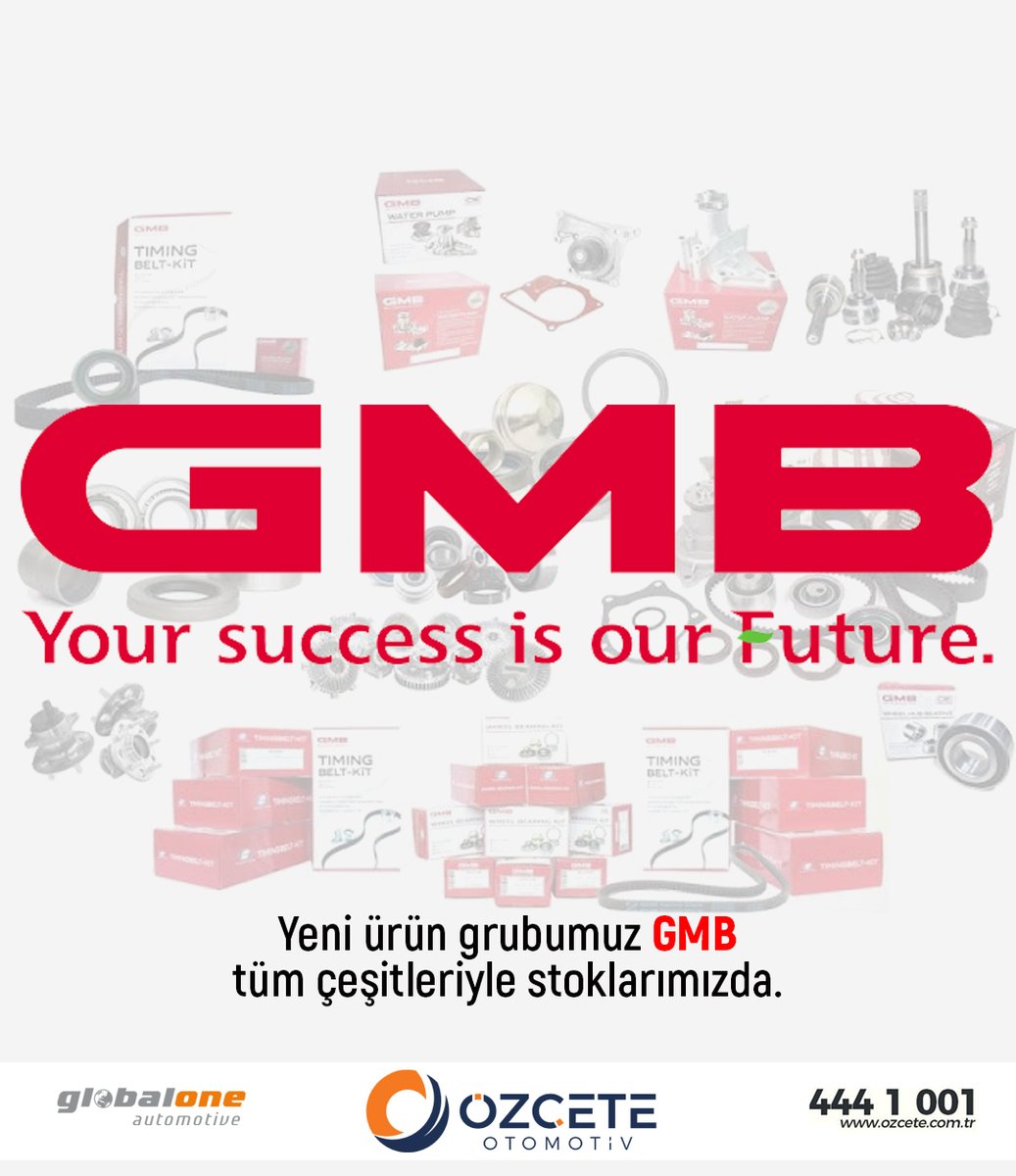 Yeni ürün grubumuz GMB tüm çeşitleriyle stoklarımızda...

#gmb #özçeteotomotiv #parçalarıbirleştirengüç #gmbspareparts #ozcetegroup