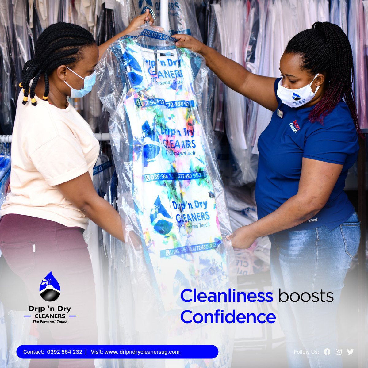 DrycleanersN's tweet photo. A person becomes more confident when clad in clean clothes. We’ve got the keys to the confidence you seek!
Giving your clothes that personal touch.
Contact us: 0392 564 232
Visit: https://t.co/GGmpOmvqtF
#DripnDry #BulkLaundry #DryCleaning #LaundryServices https://t.co/op413xyw8m