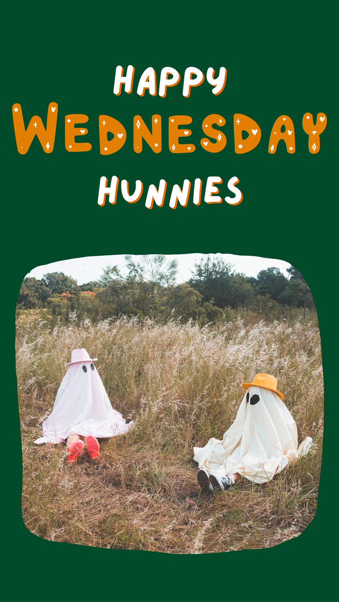 hunniespod's tweet image. happy wednesday hunnies 👻 keep it spooky! 

#SpookyPodcast #SpookyWednesday
