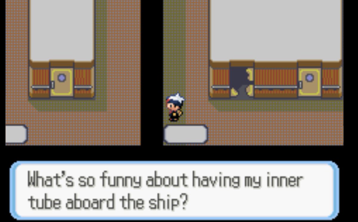 MemoryMartin2's tweet image. So, I'm doing a Gift Only run on Sapphire. I knew that some of the trainers are a little buggy with approaching you when they see you like the Aroma Lady west of Mauville, but this is something else