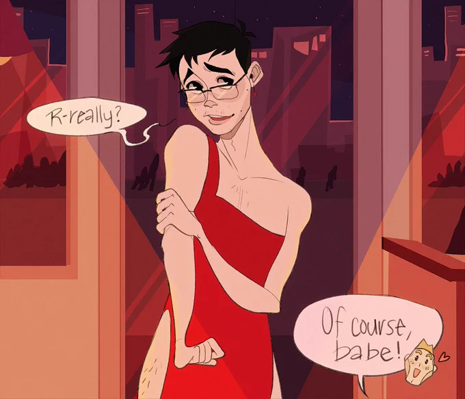 They're dating, your honor  