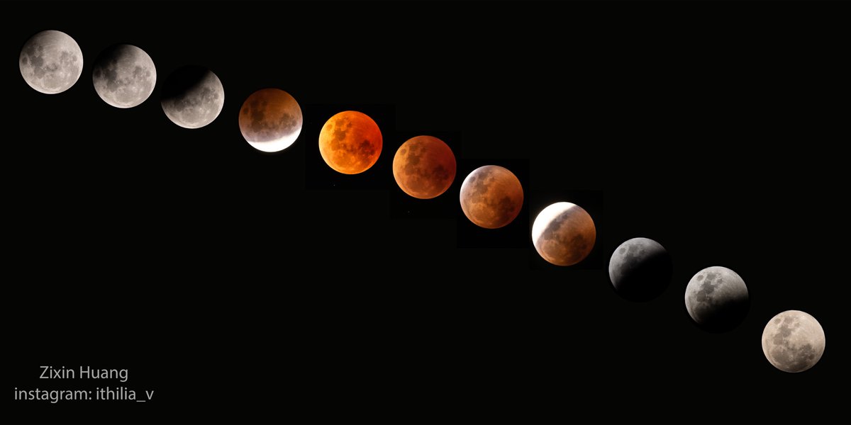 Well, here's 4 hours of shooting plus probably 3 in editing. Canon R5 + Sigma 150-600.
#LunarEclipse #lunareclipse2022 #moonshot
