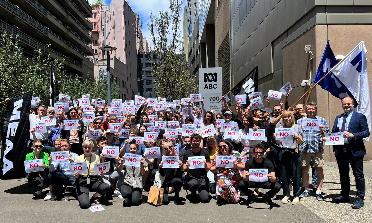 #MEAAmedia members at the ABC are preparing to vote No to management's offer that is bad for staff and bad for the public. #DontDiscountABC