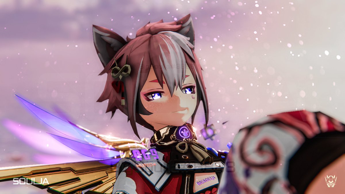 BigSouljaTV's tweet photo. My personal Gorou avatar I have been working on since he was just a leaked picture from HoYoverse. The most ambitious avatar project I have ever worked on for sure. Genshin meets Cyberpunk. #原神 #Gorou #GenshinImpact #vrchatphotography #Cyberpunk2077 #LeagueOfLegends #ゴローズ https://t.co/ekvNsIay7N