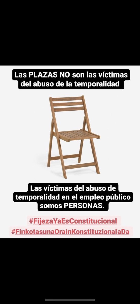 Pitufinarubia1's tweet photo. @SindicatoStepa @Senadoesp @clementegarnica @GobAragon @PerezAnadon @garamendi @eajpnv @iurkullu oigan y actúen en consecuencia #FijezaYa #NoSomosPlazasSomosPersonas #NoEsUnRegaloEsUnDerechoLaboral #LosQueEstamosNosQuedamos 🙌🏻Otra forma SI es posible🙌🏻 https://t.co/Jd7z3PLWZ6