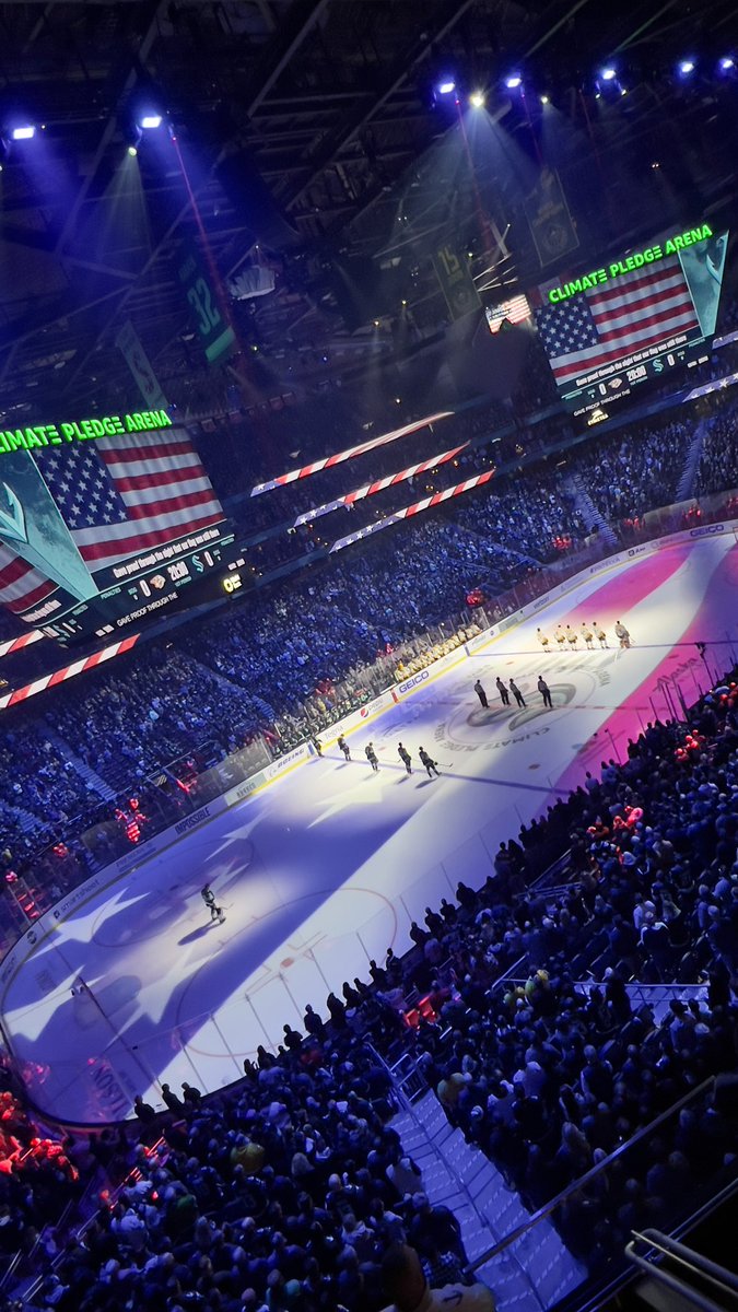 MissingSonics's tweet photo. Four consecutive days of the National Anthem in four different cities. #ASUDad #GoHawks #GoCougs #GoKraken https://t.co/XY8j0wIDLB