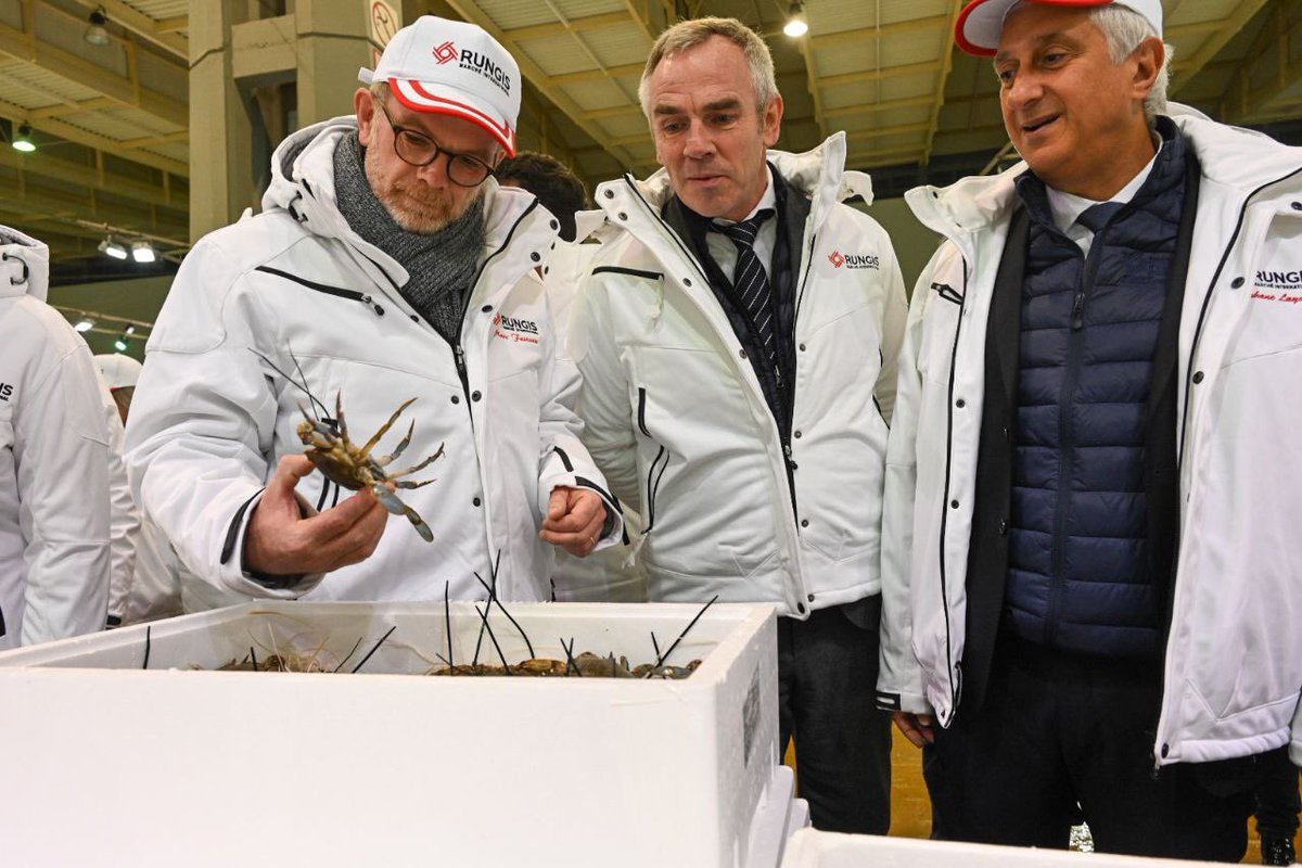 Déplacement matinal au marché international de Rungis à la rencontre des professionnels. 
Avec + de 1,7 million de tonnes de produits alimentaires traitées chaque année, il constitue le plus gros marché de produits frais au monde et un acteur majeur de l’agroalimentaire français.