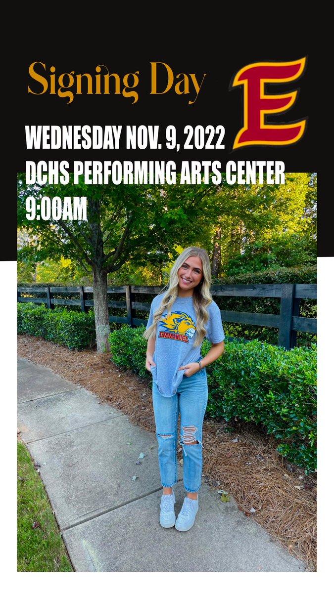 kirklyn.porter (@kirklynporter) on Twitter photo Friends and family please join me in the PAC tomorrow at 9:00am. I will be signing my NLI to play at Emmanuel College. #GoLions <a href="/EC_WomensBball/">EC Women’s Basketball</a> <a href="/DawsonTigersWBB/">Lady Tigers</a> Friends and family please join me in the PAC tomorrow at 9:00am. I will be signing my NLI to play at Emmanuel College. #GoLions <a href="/EC_WomensBball/">EC Women’s Basketball</a> <a href="/DawsonTigersWBB/">Lady Tigers</a>