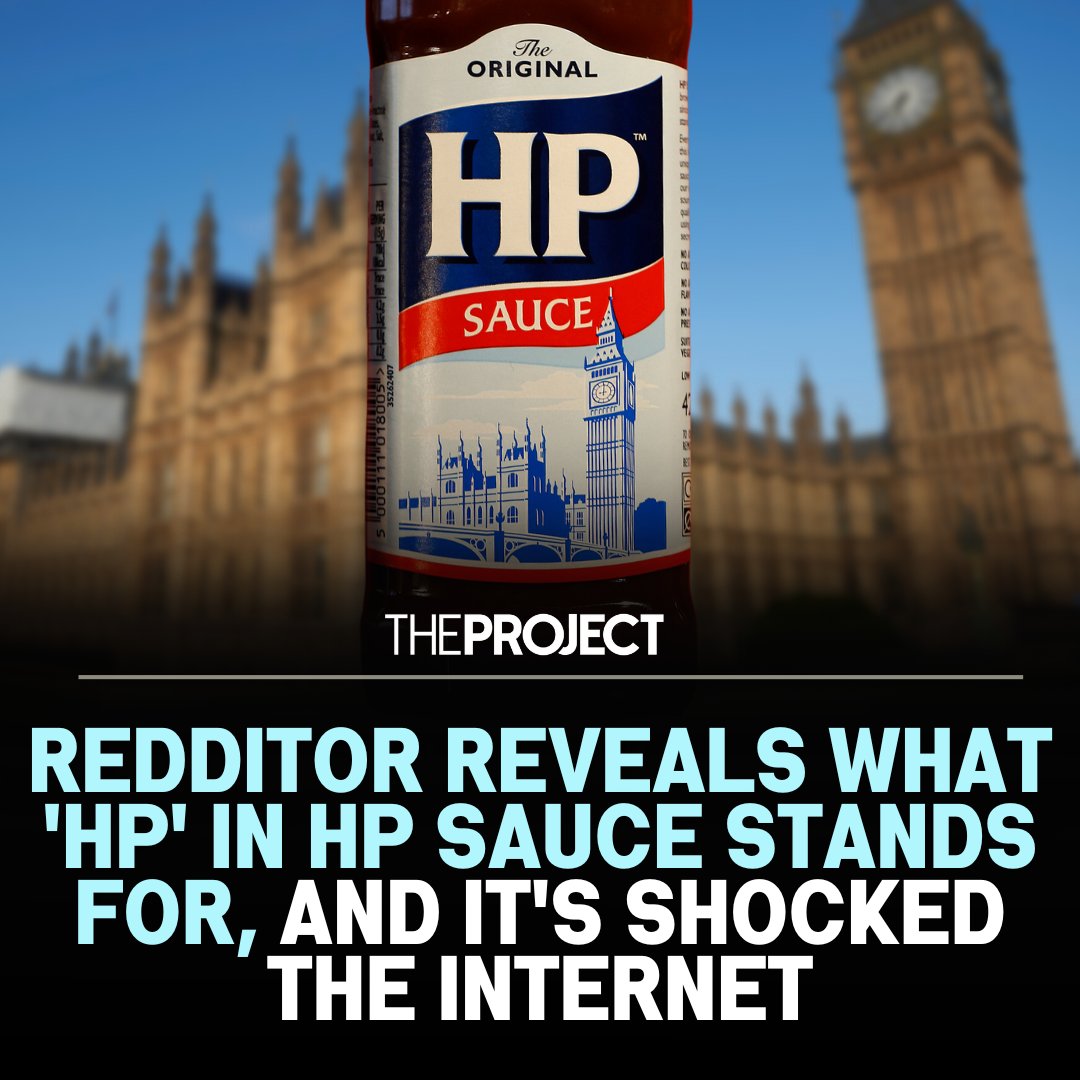 The Project on Twitter "HP sauce is a staple of British culture, and