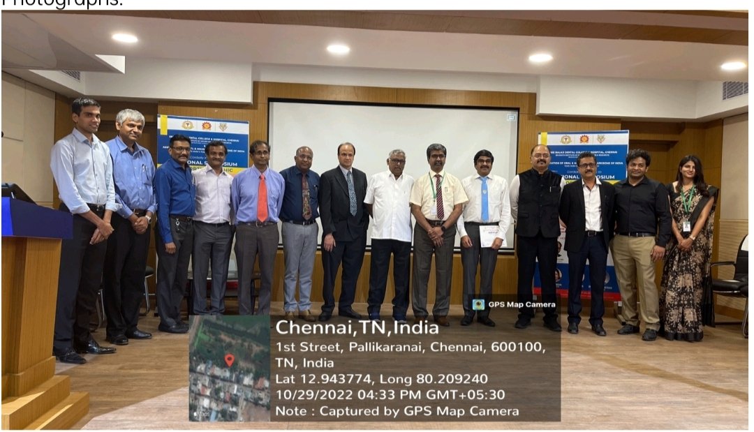‘National Symposium on Orthognathic Surgery' was further graced by the presence of Dr Manjunath Rai [AOMSI President] and
 Mr. Sam Daniel [NDTV Chief]. Panel Discussion was excellently moderated by Dr. Kannan Balaraman with experienced  panelists.