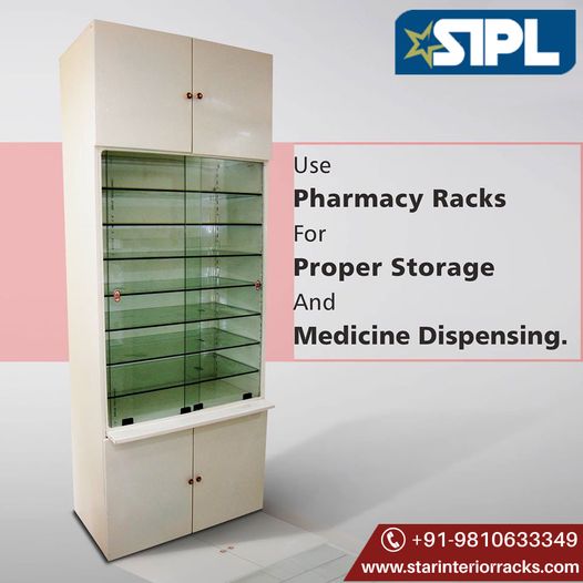 𝑺𝒕𝒂𝒓 𝑰𝒏𝒕𝒆𝒓𝒊𝒐𝒓𝒔 𝑷𝒓𝒊𝒗𝒂𝒕𝒆 𝑳𝒊𝒎𝒊𝒕𝒆𝒅'𝒔 special pharmacy racks can help you preserve medicines safely and securely.

𝑪𝒐𝒏𝒕𝒂𝒄𝒕 𝑫𝒆𝒕𝒂𝒊𝒍𝒔:
𝑾𝒆𝒃𝒔𝒊𝒕𝒆: starinteriorracks.com
𝑪𝒐𝒏𝒕𝒂𝒄𝒕 𝑵𝒐: +91-9810633349
#PharmacyRacks #MedicalStoreRack