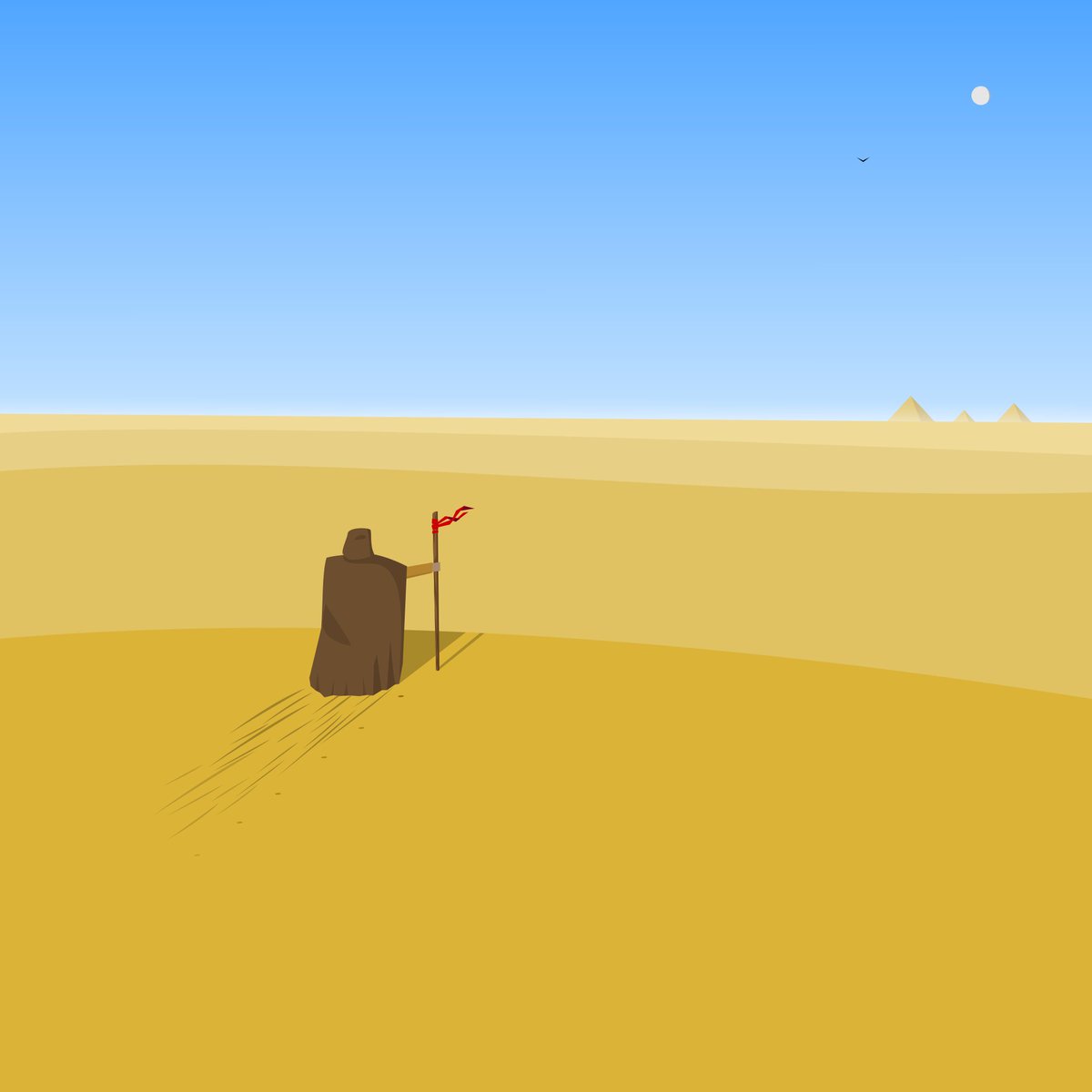 DeLay4ever's tweet photo. The Traveller #vectorart #krita https://t.co/ixxdi3Lv5d