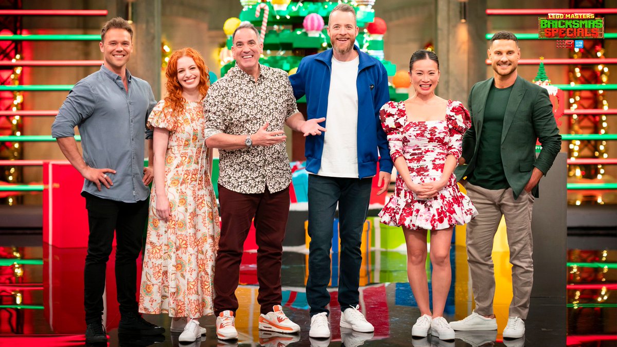.<a href="/linc_lewis/">Lincoln Lewis</a>, Emma Watkins, Poh Ling Yeow and <a href="/darrenpalmerint/">Darren Palmer</a> are ready to get into the Bricksmas spirit! 🎄🧱

#LEGOMastersAU Bricksmas | Starts Sun Nov 20 on <a href="/Channel9/">Channel9</a> and <a href="/9Now/">9Now</a>
