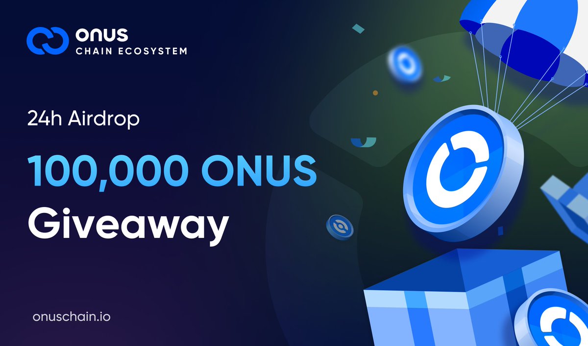 🚀 #OnGate - The #1 #Launchpad Platform on <a href="/ONUSChain/">ONUS Chain</a> to create your own token and launch your own project.

💰 Try out #OnGate features and share 100,000 $ONUS #Giveaway

To join:
🔥 Follow <a href="/OnGate_Pad/">OnGate</a>
🔥 Tag 3 friends and RT
🔥 Submit address ⬇️
earn.goonus.io/en/projects/on…

⏰ #24h