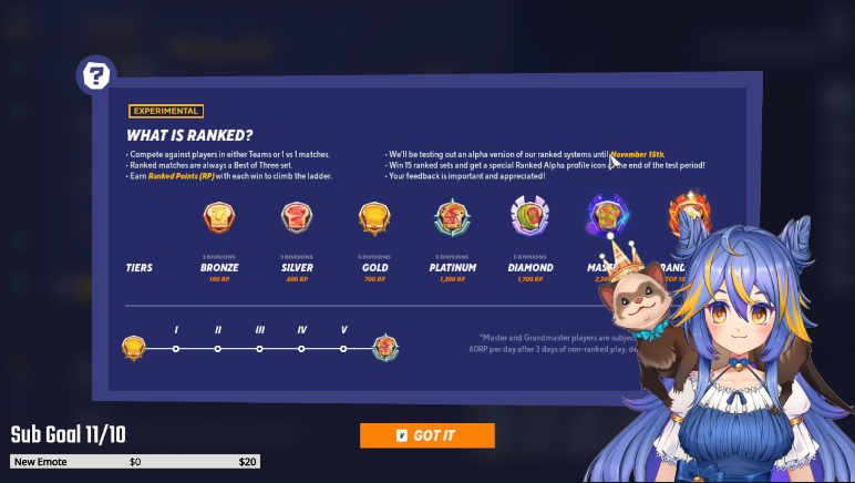 MidasVT's tweet photo. Tonight we tryhard in the #Multiversus Ranked Mode Alpha! After that I'll probably try and reclaim my #Genshin speedrun world records. Lets get it. Twitch link below #vtuber https://t.co/AjYUSF51Vk