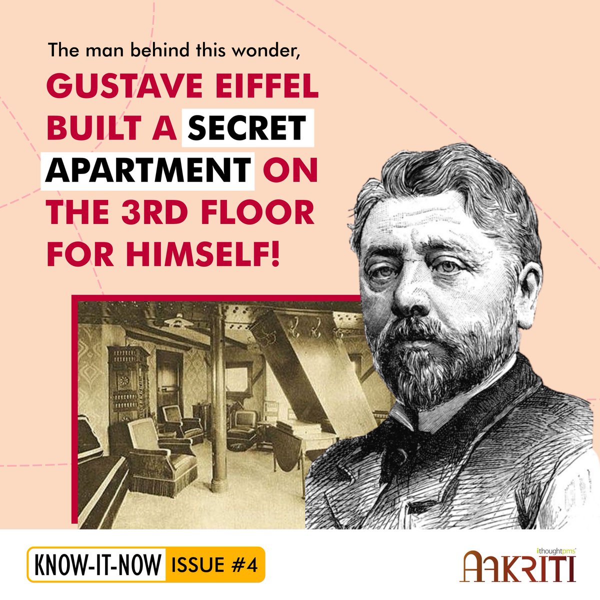 ithoughtpms's tweet photo. Tall, elegant, and having the highest number of proposals in its portfolio, is the Eiffel tower! 

Read Issue #4 of the ‘Know-it-now’ series to know more about this wonder!

#ithoughtpms #AAKRITI #KnowItNow #factfriday https://t.co/gcySlmXI9r