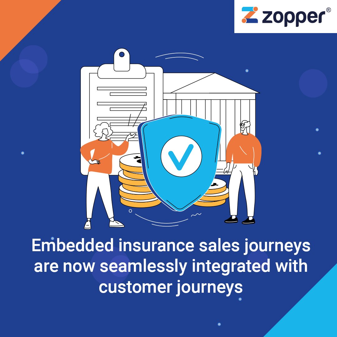 Insurance providers of today are aligning with the rapid shift in customer behaviour and expectations such as targeted and personalized frictionless omnichannel interaction. 
#Zopper #Insurtech #EmbeddedInsurance #CustomerExperience #Insurance #CustomerBehaviour