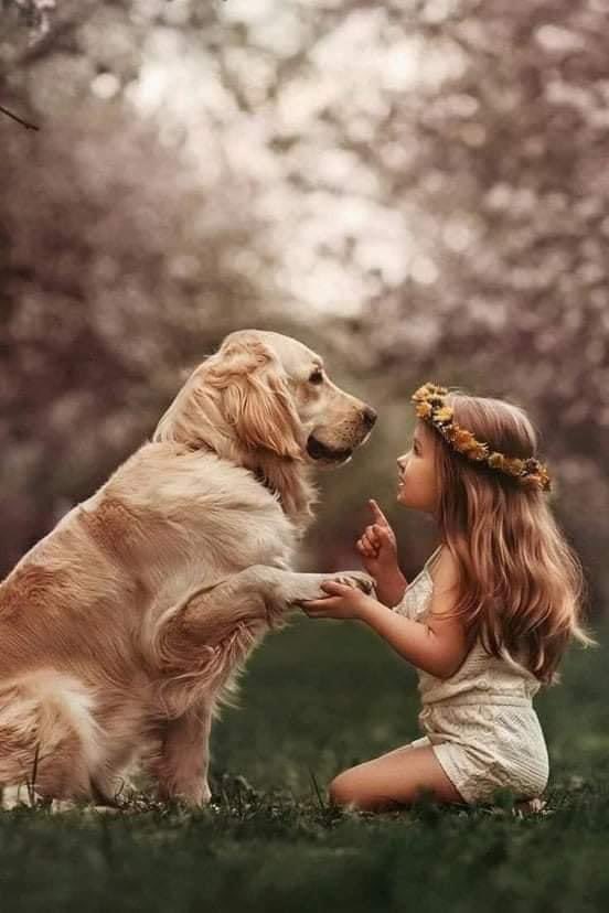 La niña y su mejor amigo 🐕