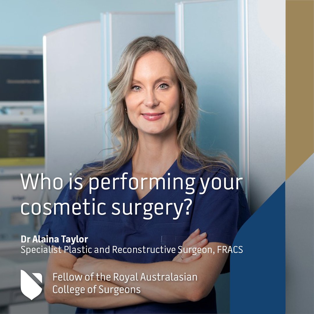 RACSurgeons's tweet photo. Today RACS launched a social campaign, targeting consumers who are considering cosmetic surgery. 

The call to action of 'look for FRACS', as a symbol of excellence that they can trust, will help guide consumers in a world of misinformation. 

https://t.co/nNX4rbGDgh

#TrustFRACS https://t.co/kGG1Du2piC