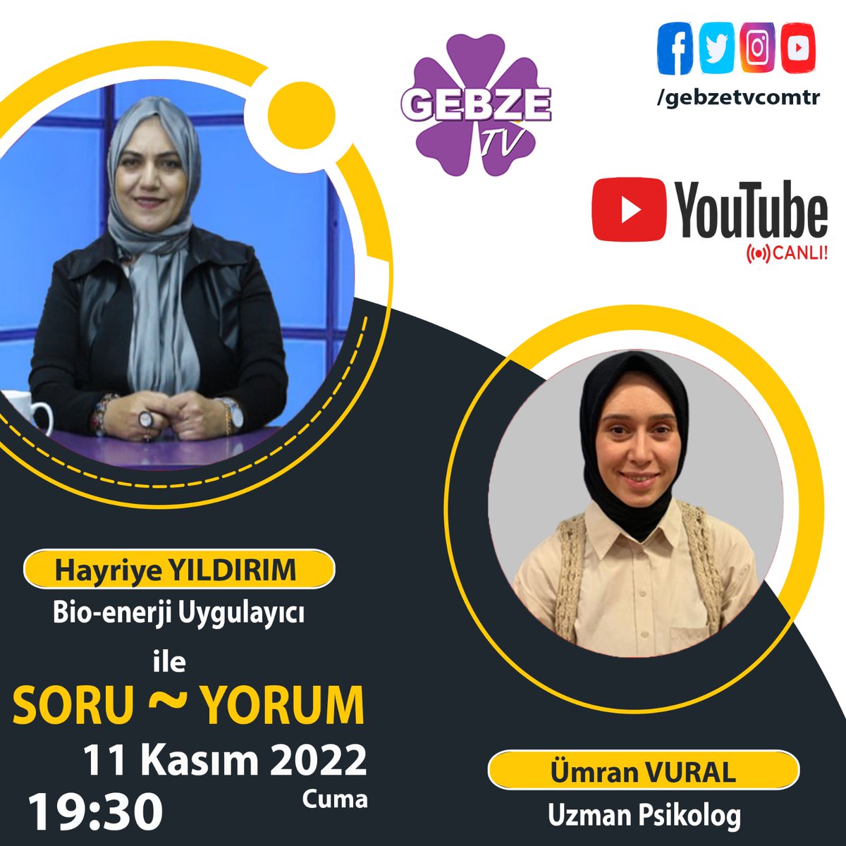 gebzetvcomtr's tweet photo. Bizi Youtube kanalımızdan izleyebilirsiniz
https://t.co/zPiWQC4seF https://t.co/rUOrWMsdEZ